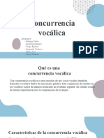 Concurrencia Vocalica 3ro A