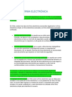 Que Es La Firma Electrónica PDF