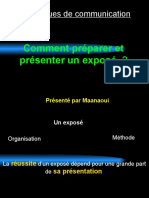 préparer et présenter un exposé