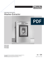Operating instructions for PW 6163, PW 6243, PW 6323 Washer-Extractors