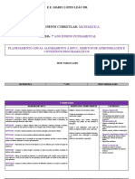 Planejamento anual de matemática 7o ano