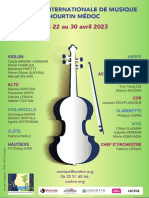 Affiche Academie Musique Hourtin Edition 2023
