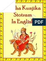 Siddha Kunjika Stotram in English