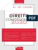 2020 Manual de Direito Constitucional - 4 Edição - Rafael de Lazari 2020 PDF