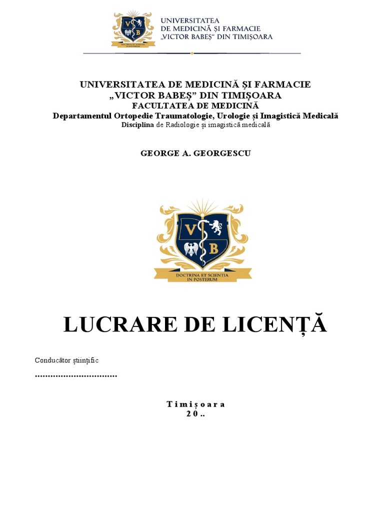 Anexa Nr. 2B Model Template Lucrare de Licenta 2023 - Licenta 2023 | PDF