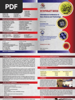 International Conference On Nano Science and Technology Hyderabad India (ICONSAT2012) Circular