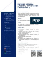 CV Oficial Emprende, Asesoría Ambiental, Capacitación y Servicios S.C.