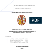 SEGUNDA ENTREGA-"Instalación y Operación de Una Planta para La Producción de Mermelada de Tomate en La Localidad Del Distrito de Pucyura - Anta"