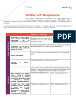 AOTA-Perfil Ocupacional Plantilla 2021