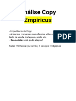 Análise Copy Empiricus PDF