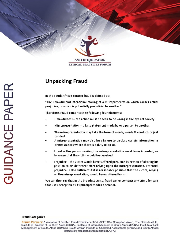 Understanding Fraud in South Africa | PDF | Fraud | Auction