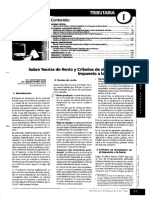 ROJAS NOVOA, S. Y BALDEÓN GUERE, A. (Junio, 2007) - Sobre Teorías de Renta y Criterios de Vinculación en El Impuesto A La Renta (Parte I)