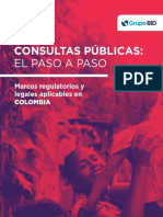 Consultas Publicas El Paso A Paso Marcos Regulatorios y Legales Aplicables en Colombia PDF