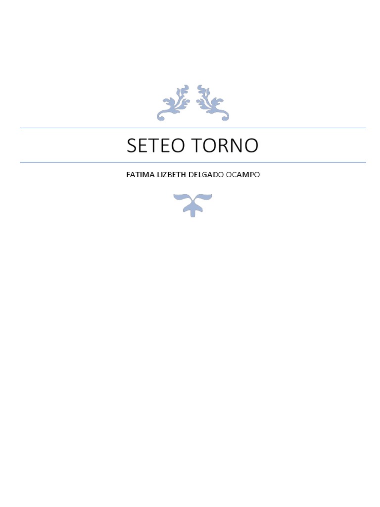 Seteo Torno CNC+ | PDF | Control numerico | Ciencias fisicas