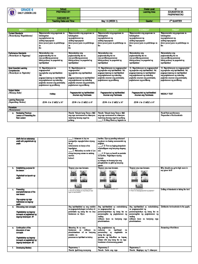 Esp Week 1 | PDF