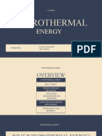 Hydothermal Energy