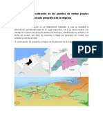 Mapeo de Localización de Los Puentos de Ventas Propios Dentro Del Mercado Geográfico de La Empresa