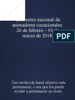 Conclusiones En. Nal. de Pas. Voc.