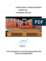 Madepal Seremi Reglamento Interno 2022 PDF