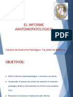 El Informe Anatomopatologico. MOD 2020