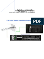 Spajanje Digitalnog Prijemnika S Televizorom I VHS