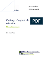 F3-GPE-QM-03 Manual de Usuario - Catálogo - Conjunto de Selección PDF