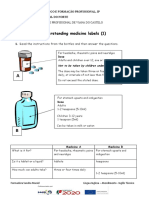 A Medicine Label 1 - Questions