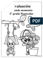 Evaluación Segundo Grado Preescolar