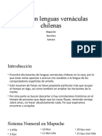 Lenguas Vernáculas Chilenas