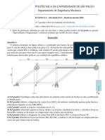 Escola Politécnica Da Universidade de São Paulo Departamento de Engenharia Mecânica