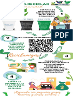 Infografía Reciclaje Ilustrado Verde