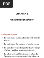 CHAPTER 6 Work and Kinetik Energy