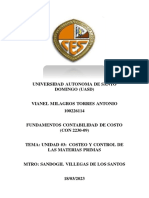 Tarea 4. Fund. Contabilidad de Costo