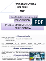 Índices Epidemiológicos Periodontales. PDF
