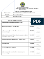 Relatório de Atividades e Resultados PDF