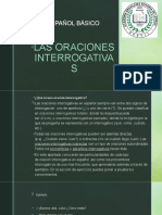 Las Oraciones Interrogativas