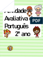 Atividade Avaliativa de Português 2º Ano