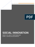 Social Innovation What It Is, Why It Matters and How It Can Be Accelerated