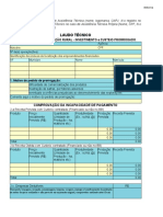 Laudo Tecnico para Prorrogação