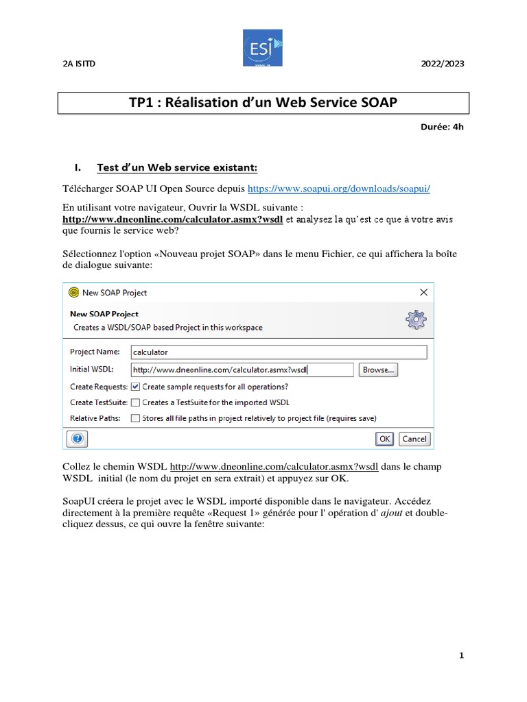 Formation à la création de Web Services SOAP | PDF | Service web | Java ...