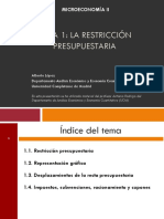 Tema 1-La Restricción Presupuestaria