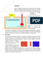 CALORIMETRÍA