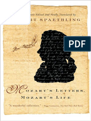 Mozart, Wolfgang Amadeus - Spaethling, Robert - Mozart's Letters, Mozart's  Life - Selected Letters-W. W. Norton & Company (2006) PDF | PDF | Wolfgang  Amadeus Mozart