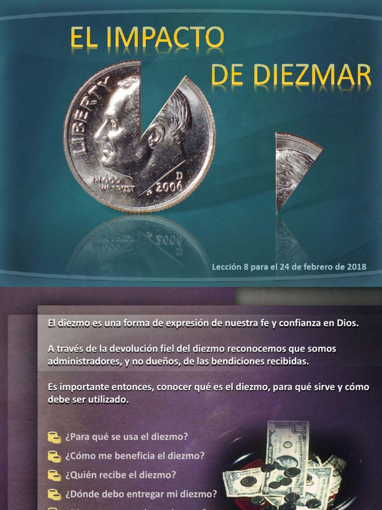 El Diezmo Es Una Forma de Expresión de Nuestra Fe y Confianza en Dios ...