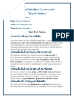 Semanales Que Suelen Estar Distribuidas en 8 Horas Diarias. También Es Cierto