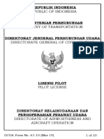 Republic of Indonesia: 1 of 10 DCGA Form No. 61-10 (Mar 19)