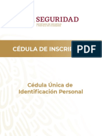 Cedula de Inscripción para Registro de Personal 2019 PDF