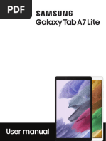 Samsung Galaxy Tab A7 Lite User Manual PDF