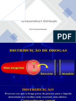 Aula 03 - Farmacocinética Distribuição Ligação A Proteínas Plasmáticas