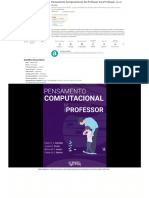 Livro - Pensamento Computacional - de Professor para Professor (Portuguese Edition) PDF